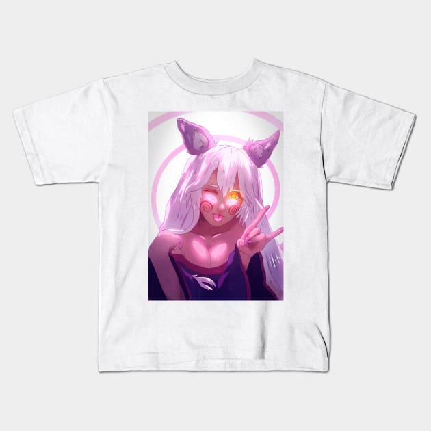 Dizzy yokai Kids T-Shirt by Artype